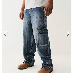 True Religion Men's Relaxed Jeans - Blue